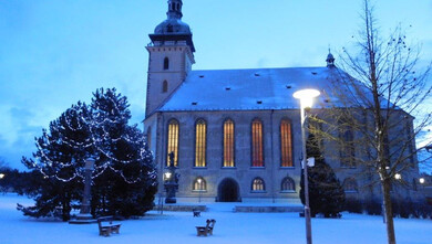 Foto archiv kostel Most Foto archiv kostel Most