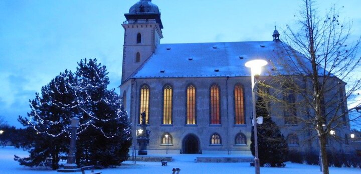 Foto archiv kostel Most Foto archiv kostel Most